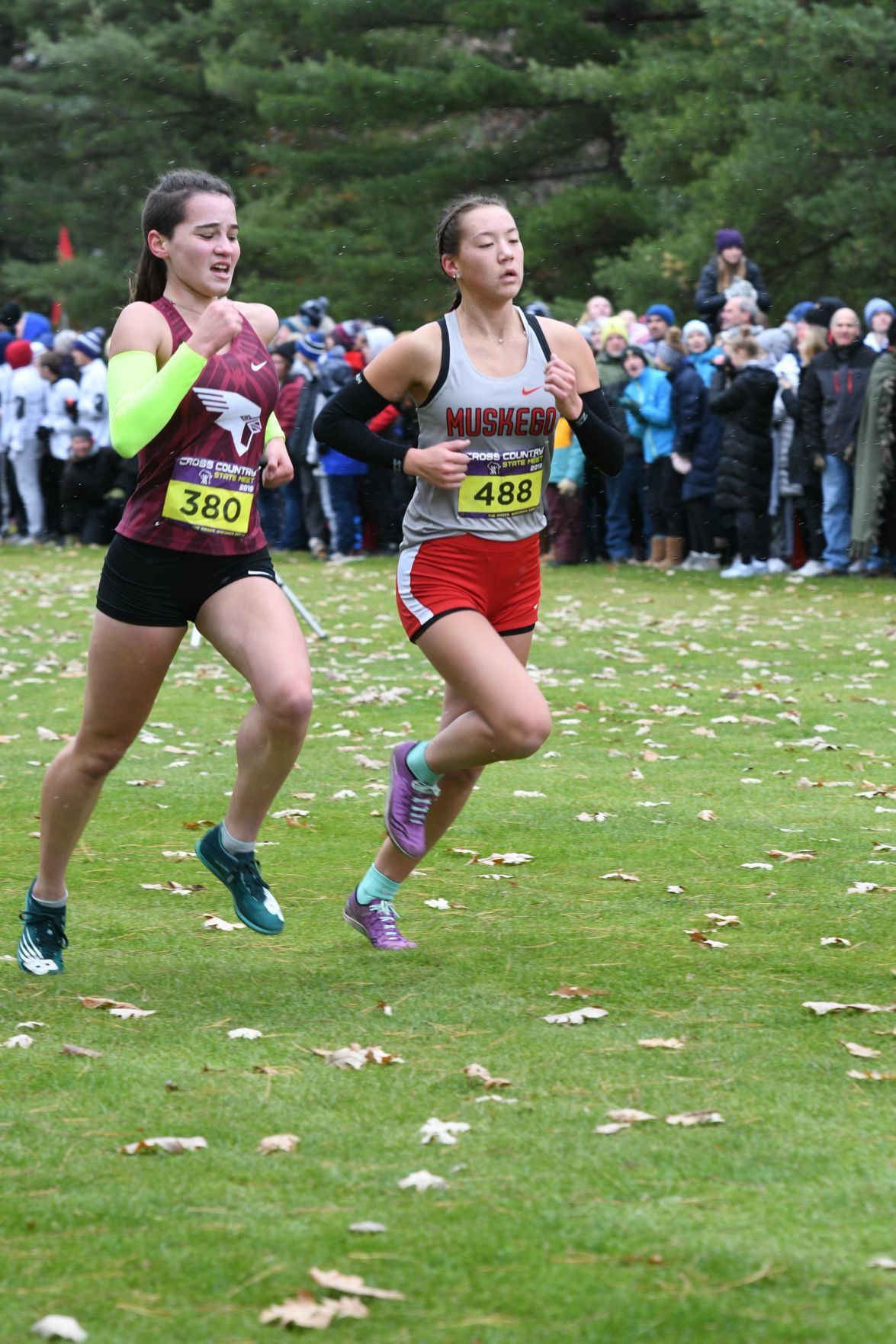 WIAA state cross country photo: Kiara Malloy-Salgado, Middleton